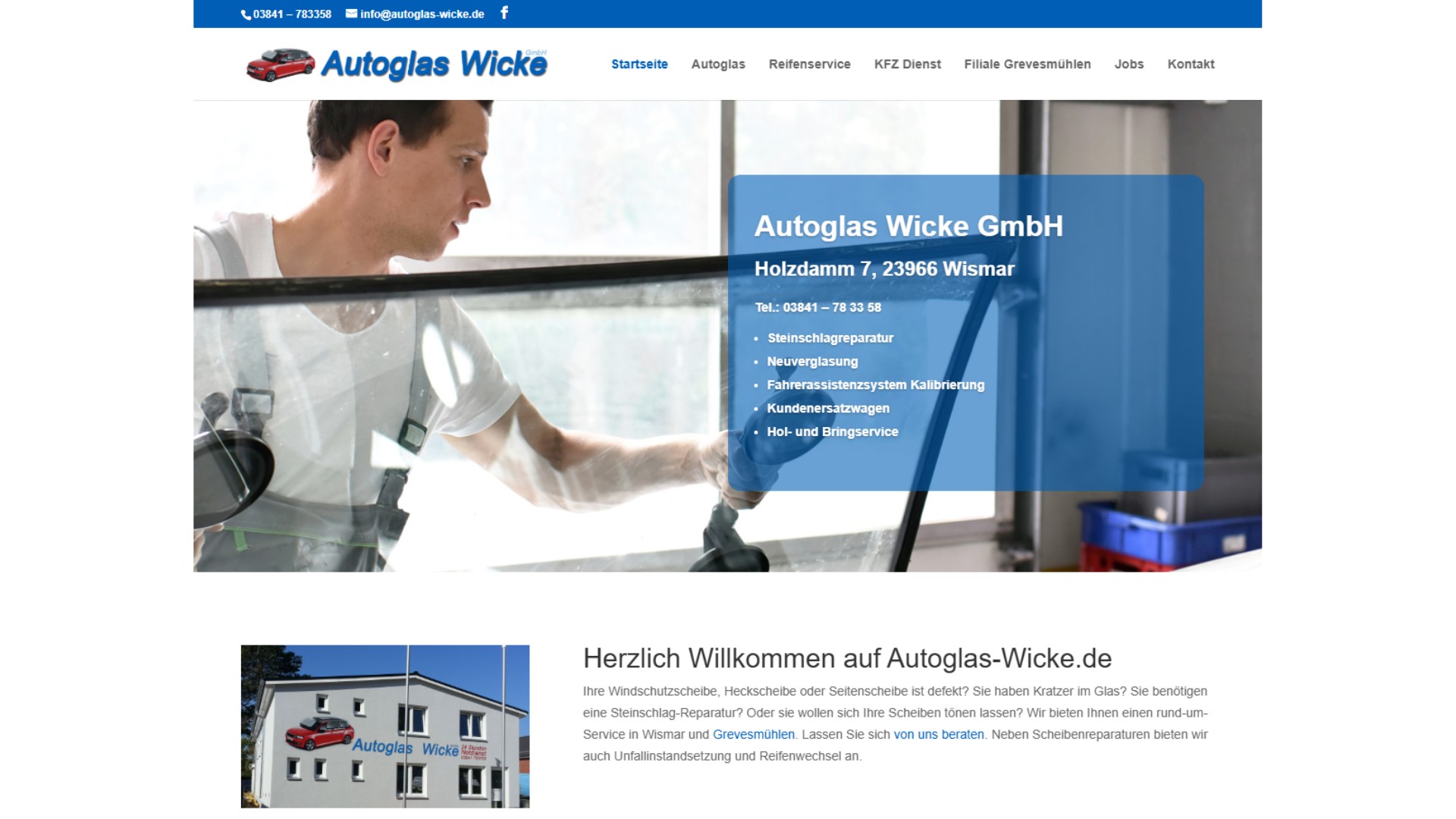 Autoglas Wicke Start